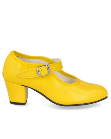 Chaussures BUBBLE BOBBLE  pour Fille CREACIONES PASOS DE BAILE 15 ZAPATOS F  AMARILLO