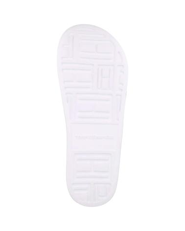 Chanclas de Hombre TOMMY HILFIGER CHANCLAS RUBBER TH FLAG P WHITE