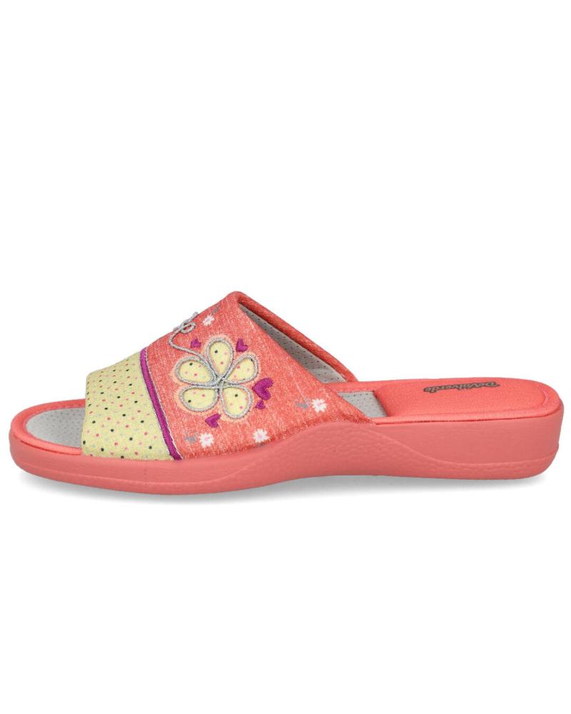 Calzado De Casa De Mujer DEVALVERDE 1532 ZAPATILLAS DE CASA MUJE ROSA