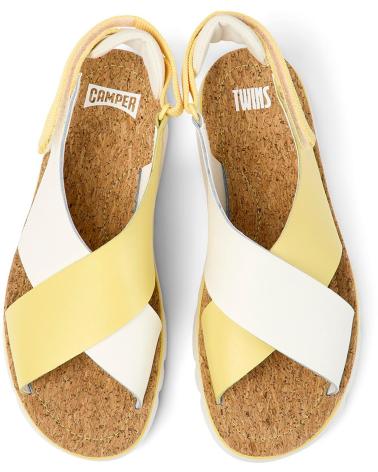 Woman Sandals CAMPER SANDALIAS TWINS OGAS K200157 AMARILLO