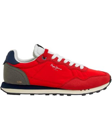 Deportivas de Hombre PEPE JEANS ZAPATILLAS NATCH MALE PMS30945 RED