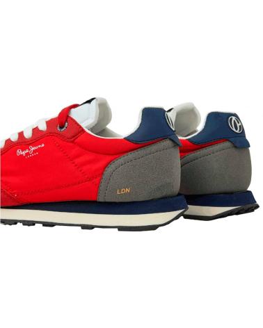 Deportivas de Hombre PEPE JEANS ZAPATILLAS NATCH MALE PMS30945 RED
