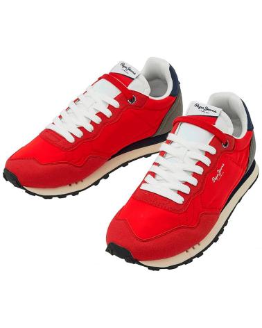 Deportivas de Hombre PEPE JEANS ZAPATILLAS NATCH MALE PMS30945 RED