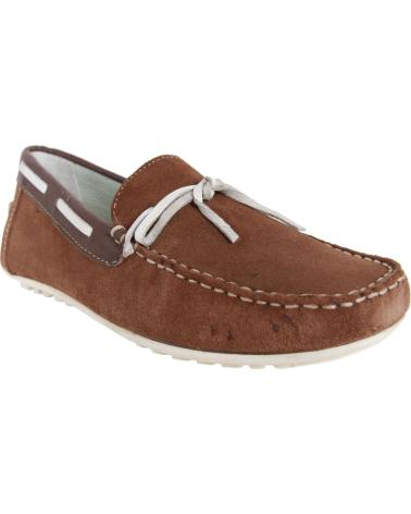 Woman and girl and boy Moccasins MTNG 83515  ANTE MARRON OSCURO