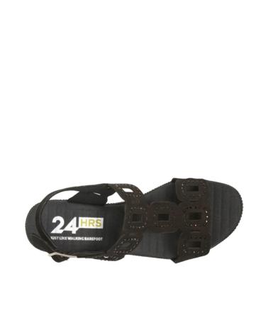 Sandalias de Mujer 24 HORAS 25715 NEGRO