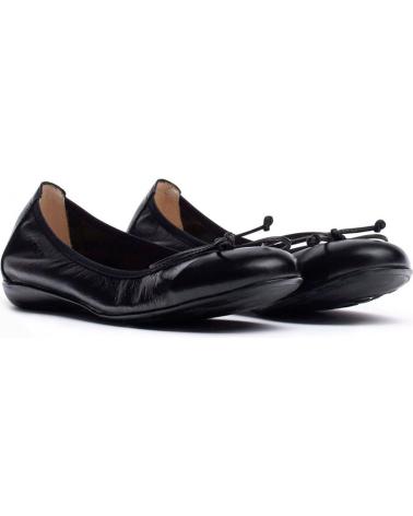 Woman Flat shoes WONDERS BAILARINA BO A61112  BLACK