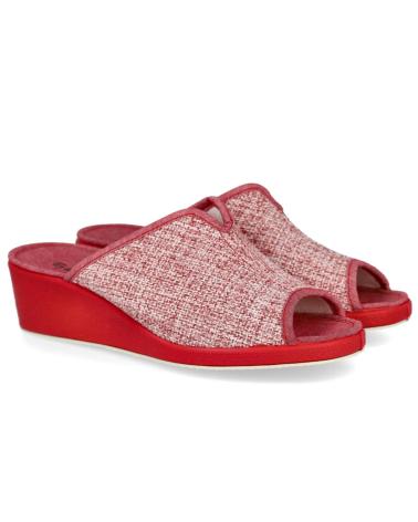 Calzado de casa de Mujer GARZON 715 146 ZAPATILLAS DE CASA MUJER ROJO
