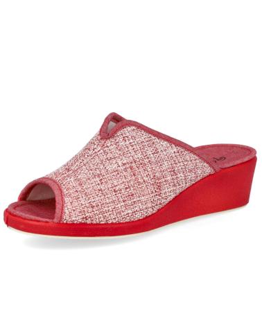 Calzado de casa de Mujer GARZON 715 146 ZAPATILLAS DE CASA MUJER ROJO