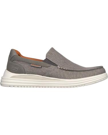 Man shoes SKECHERS PROVEN SUTTNER  TAUPE