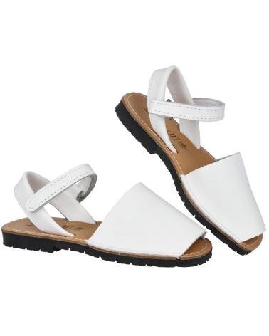 Sandali L&R SHOES  per Bambina e Bambino 251 MENORQUINAS PARA NINOS  BLANCO