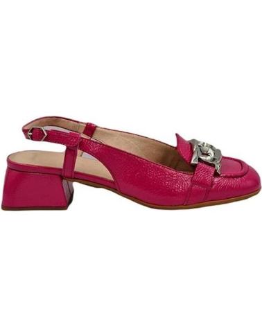 Zapatos WONDERS  de Mujer DESTALONADO CHAROL TACON 3 CM  ROSA