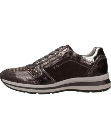 Deportivas de Mujer NERO GIARDINI ZAPATO CORDON Y CREMALLERA NEGRO