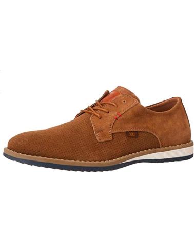 Sapatos de Homem XTI ZAPATO ANTE CON CORDON MARRóN