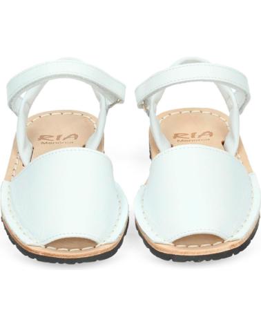 Sandalias De Ni a RIA MENORCA MENORQUINA RIA VELCRO BLANCO