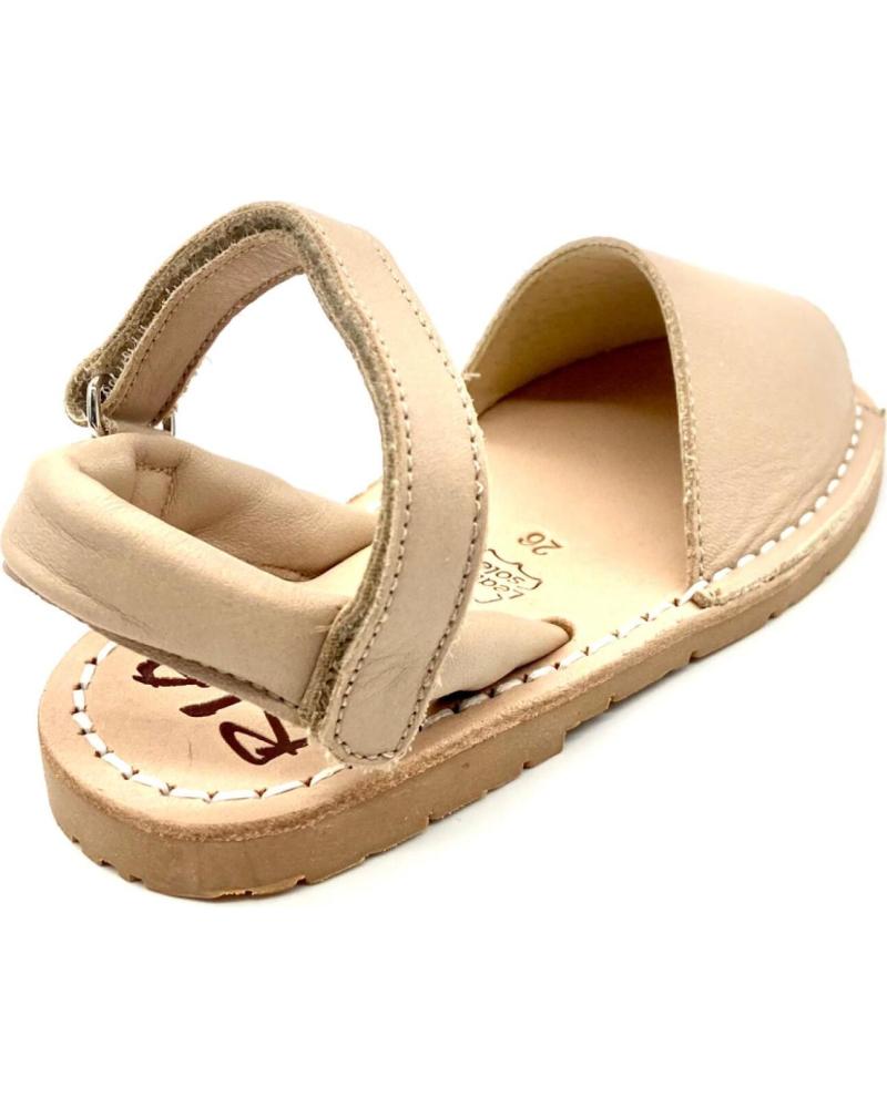 Sandali De Ni a RIA MENORCA MENORQUINA RIA VELCRO SUELA CARAMELO