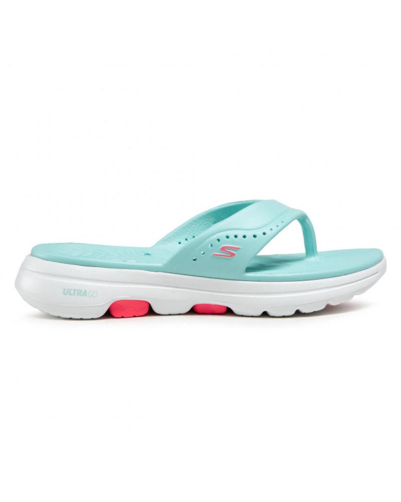Flip Flops De Mujer SKECHERS CHANCLAS GO WALK 5 AQUA FLIP F MULTI