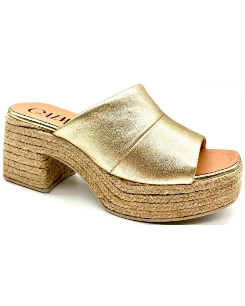 Sandalias de Mujer GAIMO SANDALIA TACON YUTE 7 CM PLATEADO