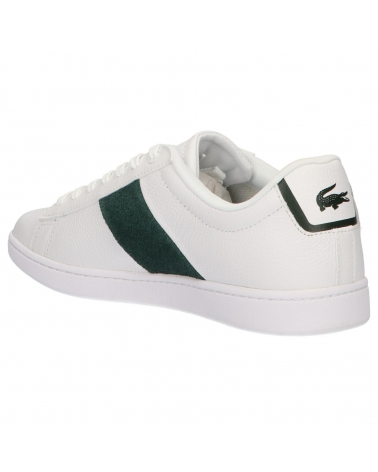 Zapatillas deporte LACOSTE  de Hombre 38SMA0014 CARNABY  1R5 WHT-DK GRN