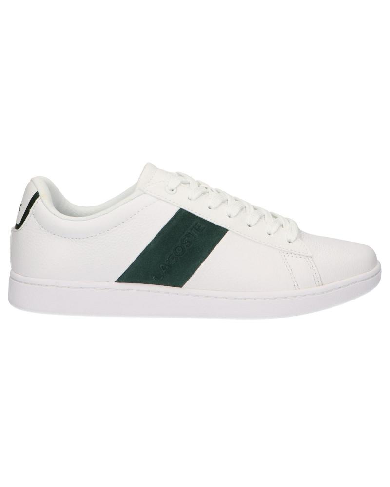 Zapatillas deporte LACOSTE  de Hombre 38SMA0014 CARNABY  1R5 WHT-DK GRN