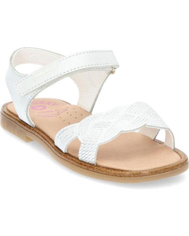 Sandálias PABLOSKY  de Menina SANDALIA CON VELCRO  NAPA NACAR BLANCO