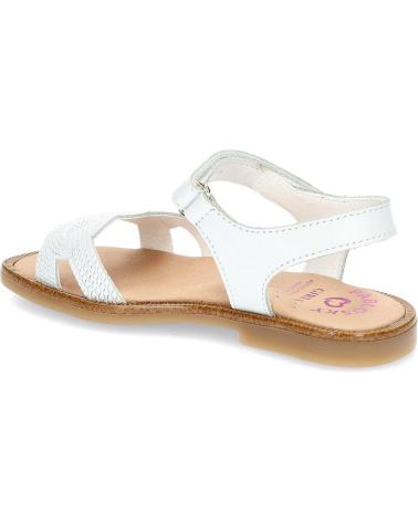Sandálias PABLOSKY  de Menina SANDALIA CON VELCRO  NAPA NACAR BLANCO