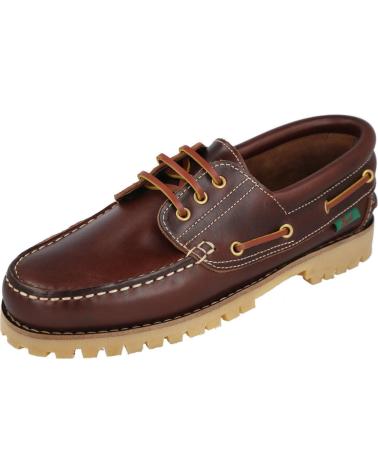 Zapatos de Hombre L&R SHOES E252 2 ZAPATOS NAUTICOS HOMBRE MARRON