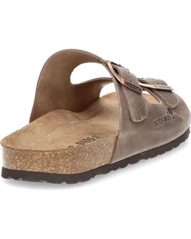 INTERBIOS SANDALIA COMODA 9560 PARDO