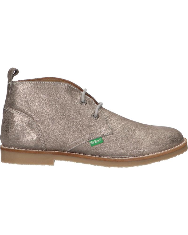 Botines de Mujer y Niña y Niño KICKERS 736421-30 TYZ 16 ARGENT
