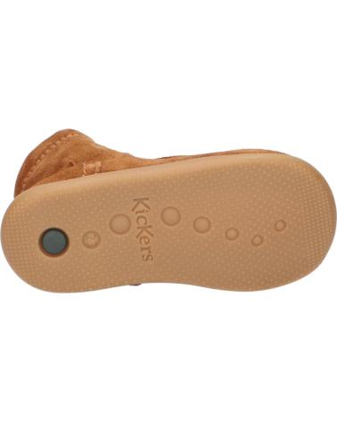 Botas de Menina e Menino KICKERS 571933-10 BAMARA-2 116 CAMEL CLAIR
