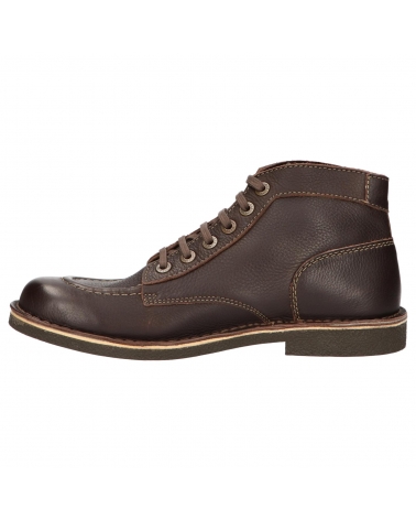 Man boots KICKERS 441083-60 KICKSTONER  93 MARRON FONCE