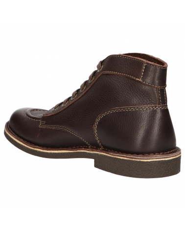 Man boots KICKERS 441083-60 KICKSTONER  93 MARRON FONCE