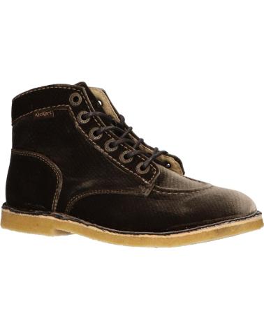 Botas de Mujer KICKERS 660241-50 KICK LEGEND 163 ARGENT VELOURS
