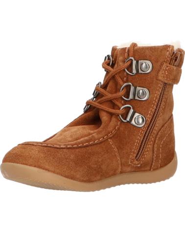 girl and boy boots KICKERS 571933-10 BAMARA-2  116 CAMEL CLAIR