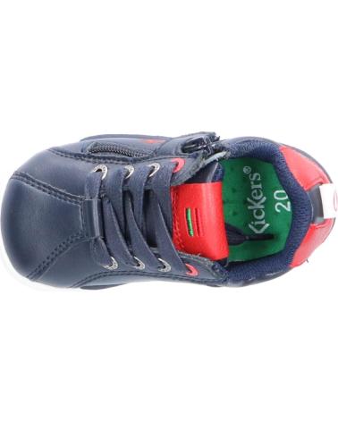 Zapatillas deporte de Niña y Niño KICKERS 597374-10 CHICAGO BB 103 MARINE-ROUGE