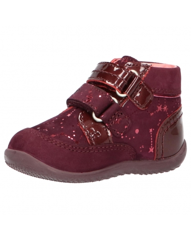 Bottines KICKERS  pour Fille et Garçon 508683-10 BILIANA  14 VIOLET ROSE