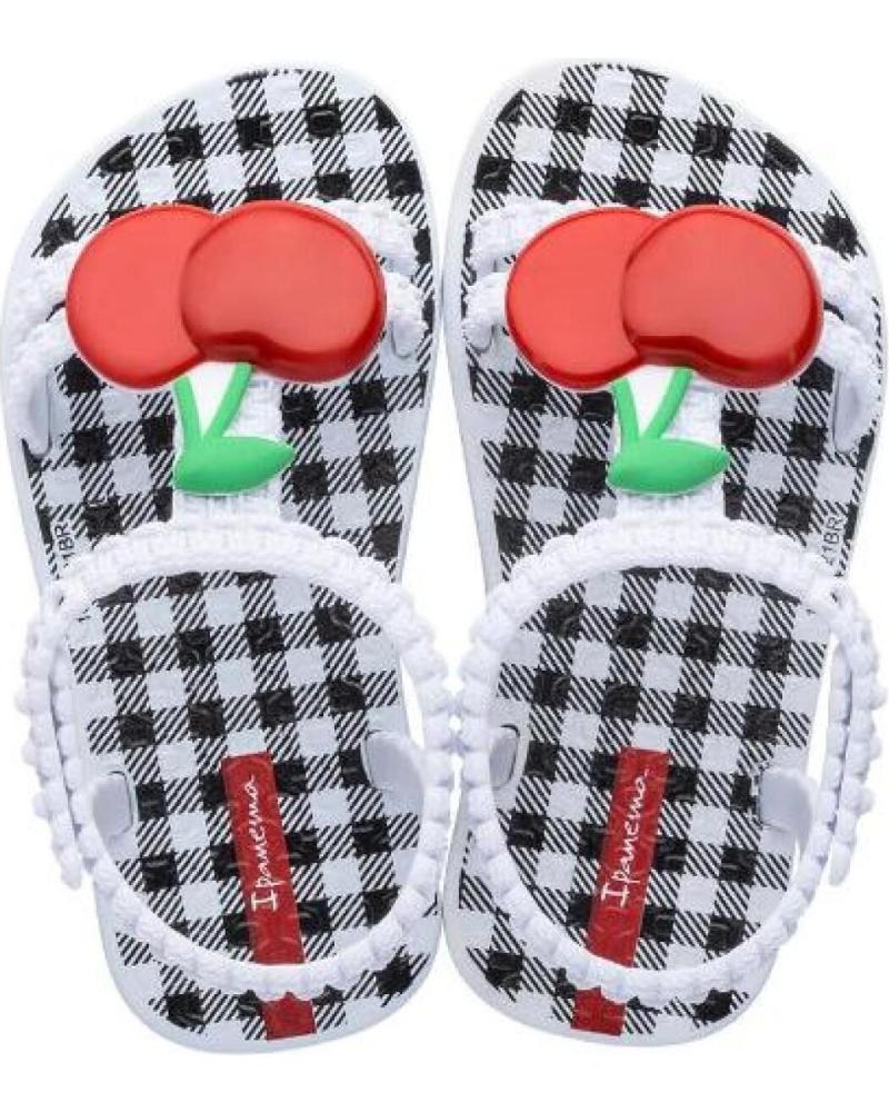 Chanclas IPANEMA  de Niña MY FIRST VII BABY WHITE-BLACK-RED 83189  WHITE-BLACK-RED