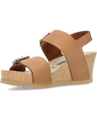 Sandalen MEPHISTO  für Damen SANDALIAS LISSANDRA CIERRE AUTOADHERENTE  MARRONCAMEL