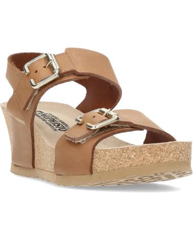 Sandalen MEPHISTO  für Damen SANDALIAS LISSANDRA CIERRE AUTOADHERENTE  MARRONCAMEL