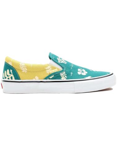 Sneaker VANS OFF THE WALL  für Herren ZAPATILLAS VANS SKATE SLIP-ON ALOHA MARINE GOLD  GREEN