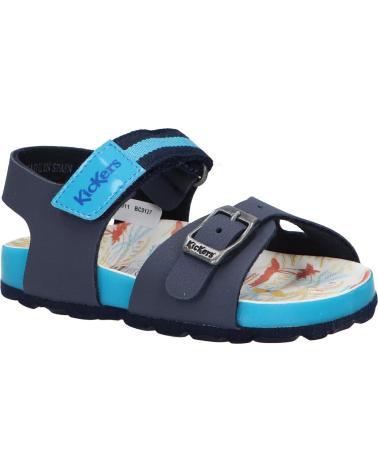 Sandalias de Mujer y Niña y Niño KICKERS 894911-30 SOSTREET 102 MARINE BLEU SUR
