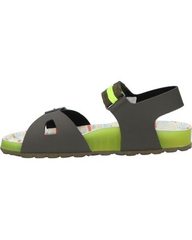 Sandalias de Niña y Niño KICKERS 894911-30 SOSTREET 202 KAKI JAUNE SURF