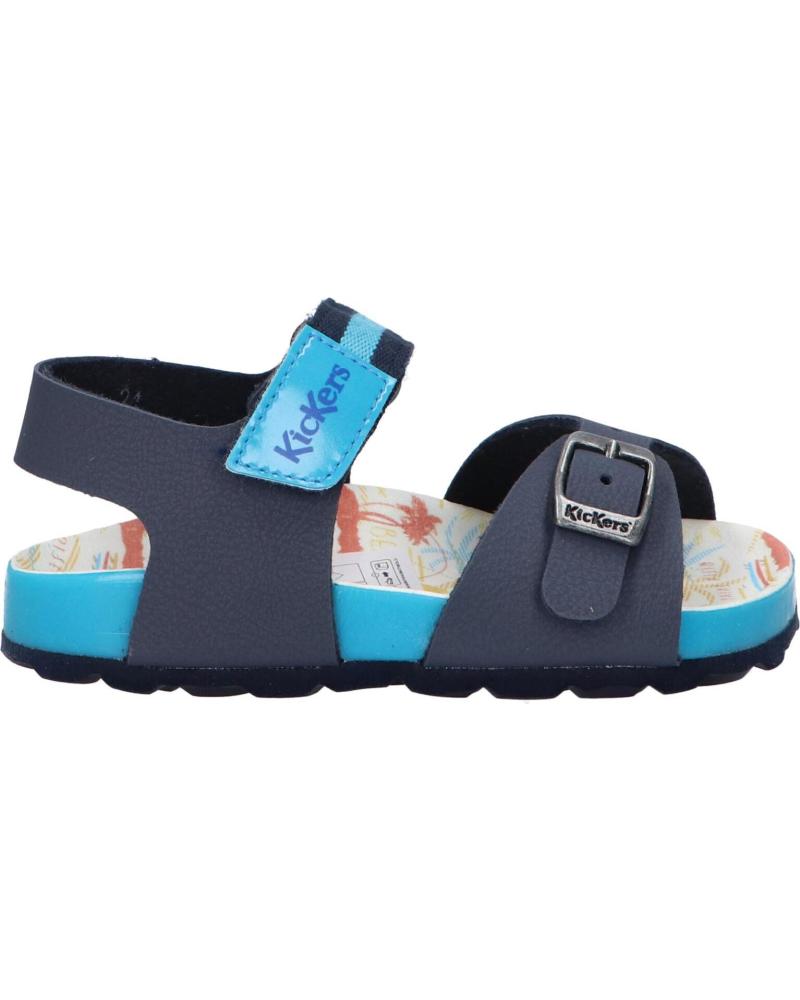 Sandalias de Mujer y Niña y Niño KICKERS 894911-30 SOSTREET 102 MARINE BLEU SUR