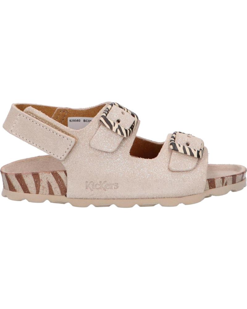 Sandalias de Mujer y Niña KICKERS 929560-30 SUNYVA 161 ARGENT ZEBRE