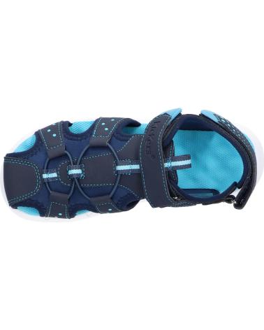 Sandalias de Niña y Niño KICKERS 858710-30 JUMANGE NUBUCK PU 52 BLEU FONCE LAGO