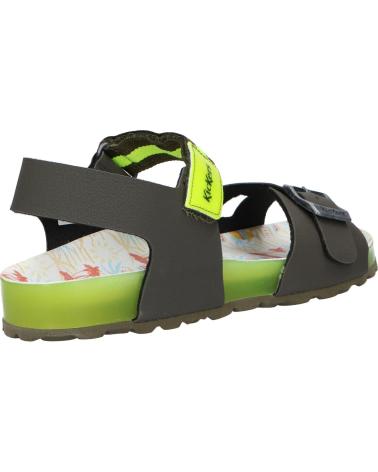 Sandalias de Niña y Niño KICKERS 894911-30 SOSTREET 202 KAKI JAUNE SURF