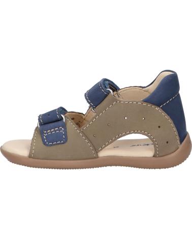 Sandalias de Niño KICKERS 785408-10 BOPING-2 GOLF NUBUCK 203 KAKI BLEU