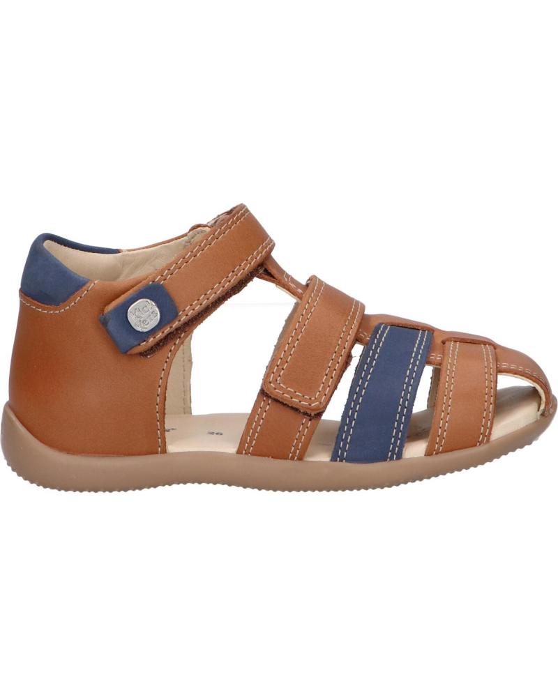 Sandalias de Niño KICKERS 927262-10 BIPOD CUIR COW A 116 CAMEL BLEU