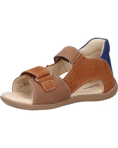Sandalias de Niño KICKERS 785405-10 BOPING-2 GOLF NUBUCK 112 BEIGE CAMEL BLE