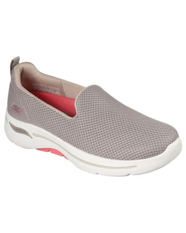 Schuhe für Damen SKECHERS 124401 GO WALK ARCH FIT - GRATEFUL MOCASIN PLANTIL TPCL