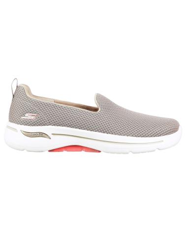 Schuhe für Damen SKECHERS 124401 GO WALK ARCH FIT - GRATEFUL MOCASIN PLANTIL TPCL